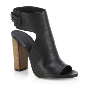 VINCE
Addie Leather Open Toe Booties Size 7M